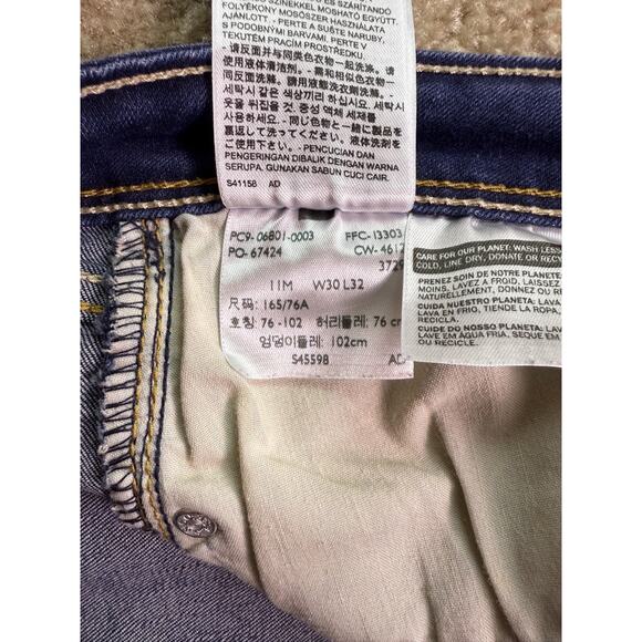 Levi's Bold Curve Jeans Women's 11M Low Rise Skinny Stretch Dark Wash C535 - Picture 10 of 15